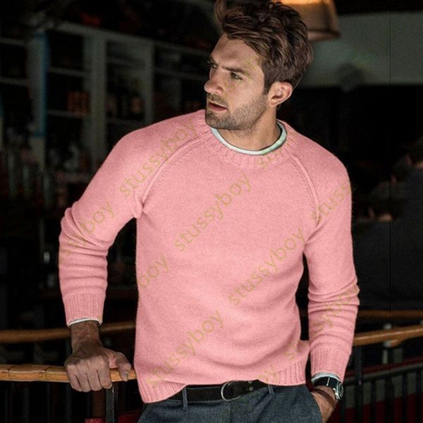 

new mens sweaters man luxury solid color knit sweatshirt men casual slim fit sweaters size s-3xl, White;black