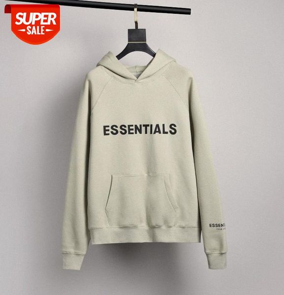 

fear of god double line essentials avocado green hoodie #3x0x, Black