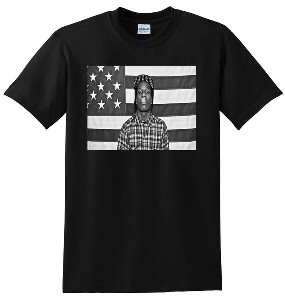 

ASAP ROCKY T SHIRT a$ap vinyl cd cover SMALL MEDIUM LARGE or XL, White;black