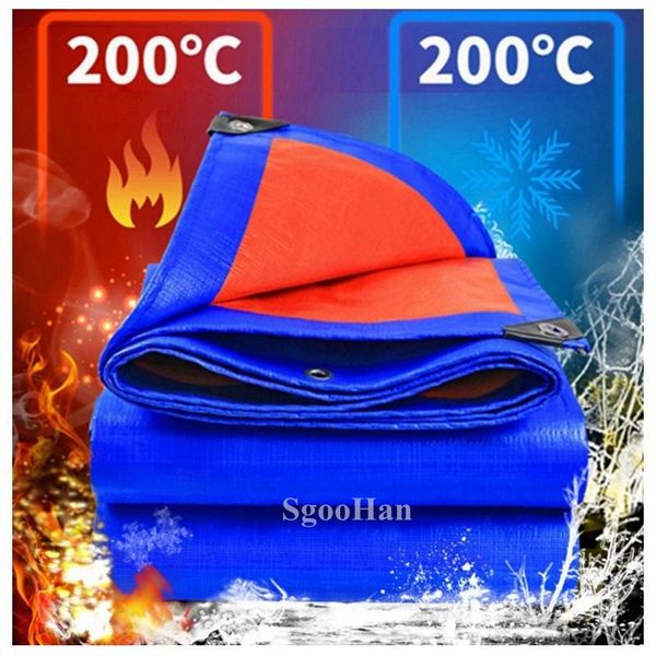 

shade 0.32mm pe rainproof cloth outdoor tarpaulin garden plants shed boat car truck canopys waterproof shading pet house cover