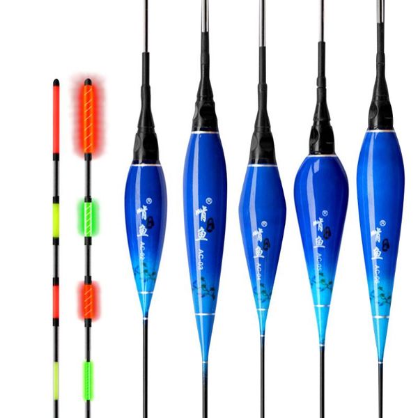 

fishing accessories nano carp rocky luminous float rods high sensitivity floats fish bite remind glowing night