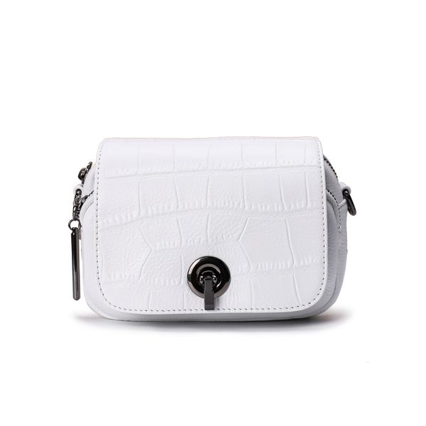 

small summer style genuine cow leather shoulder handbag cross body