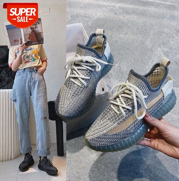 

coconut shoes, casual sports breathable running flying woven korean couple shoes #dt6k