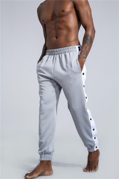 

men's pants elastic jogger sweatpants fitness casual jogging xz69 size 35-42, Black