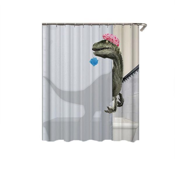 

cartoon series waterproof bathroom shower curtain 71x71" 3d digital printed polyester with hanging accessories curtains