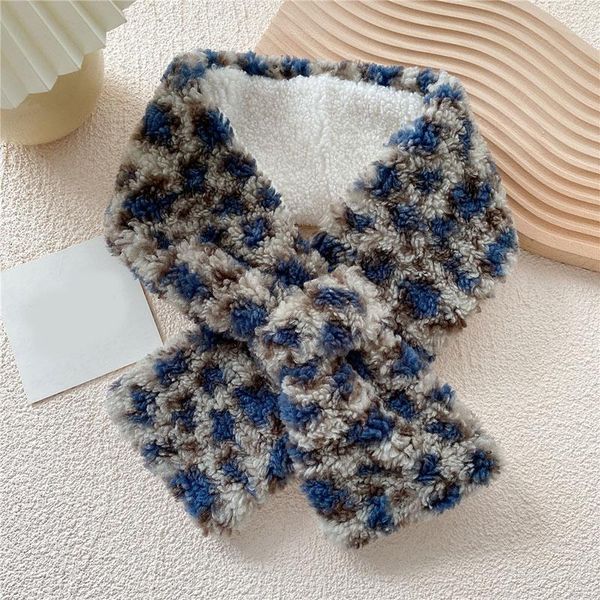 

scarves women winter autumn plush cross solid color cashmere with tassel lady scarf korea elegant warm female shawl, Blue;gray