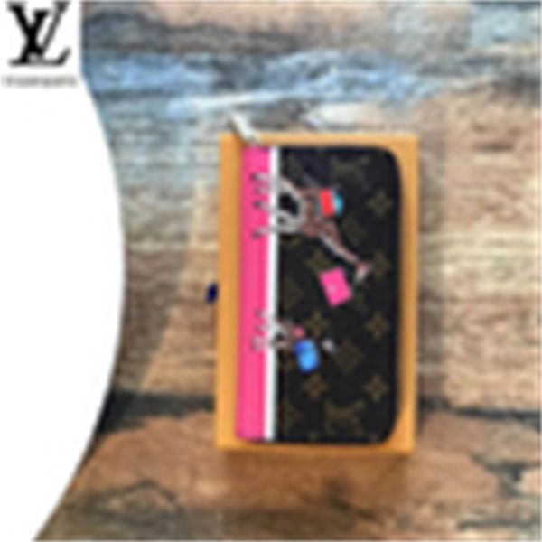 

long style zippy brand wallets clutches designer coated canvas luxury zip wallet sn1s wallet chain m62085 compact purse giraffe pattern even