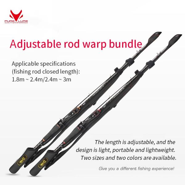 

fishing accessories purelure lure rod holder with elastic warp bundle belt