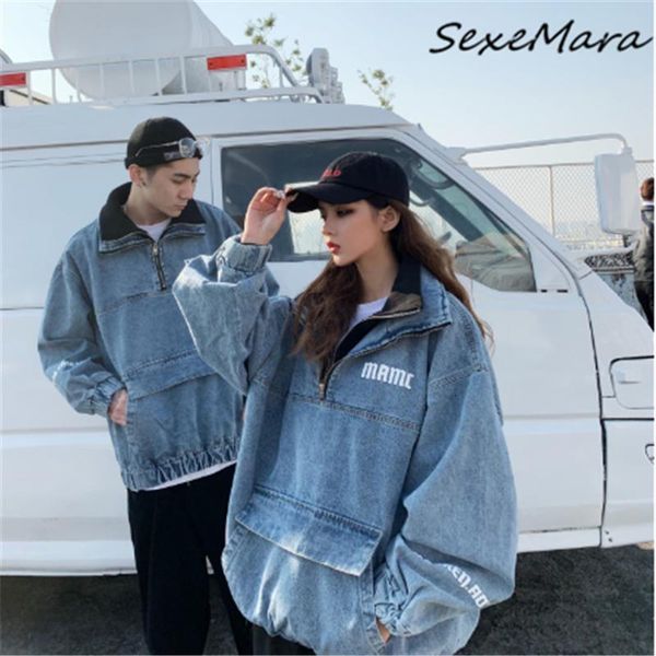 

Women's Jackets Loose Regual Fashion Denim Plus Size Vintage Blue Spring Poctwork Women UFKP, Black;brown