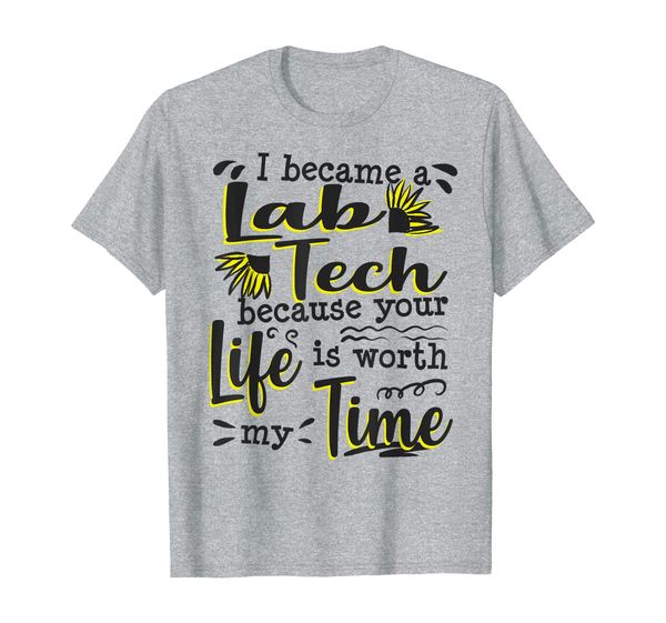 

mlt lab tech graduation laboratory technician week gift her t-shirt, White;black