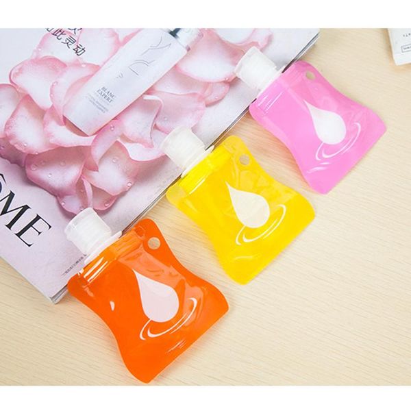 

storage bottles & jars 3x travel refillable reusable empty squeeze lotion squeezable bag