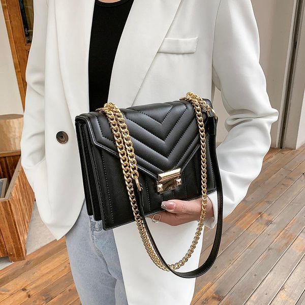 

cross body fashion 2021 candy color chain shoulder crossbody bag for women sac a main messenger female handbags and purses quality