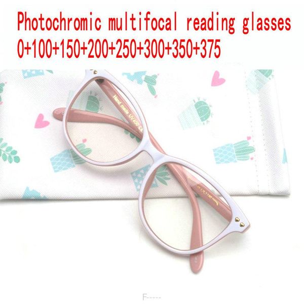 

fashion sunglasses frames sun pochromism 2021 progressive multifocal reading glasses men presbyopia hyperopia bifocal women with box fml, Black
