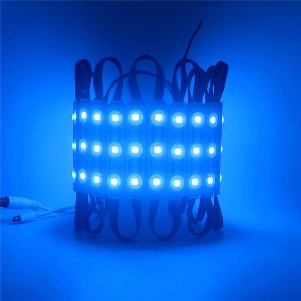 

modules 20pcs/lot led 3 module 12v waterproof rgb color changeable lighting,