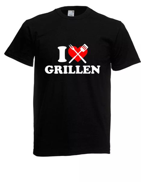 

mens t-shirt i love bbq up to 5xl, White;black