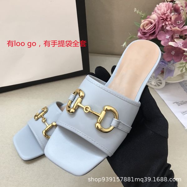 

slippers sandals g family wear flat slippers for women 2021 summer new style horse clasp open toe flip flop beach cool drag fairy style zly, Black