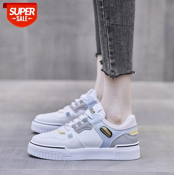 

korean version of the wild basic white shoes female students ins street shooting running casual 865 #rn0n
