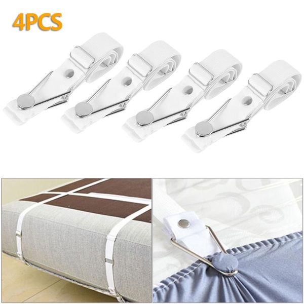 

sheets & sets 4pcs bed sheet clips cover grippers adjustable holder mattress duvet blanket fastener straps fixing slip-resistant belt