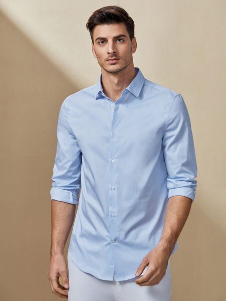 

men striped single breasted shirt u7xb#, White;black