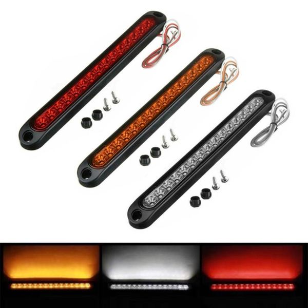 

emergency lights truck trailer tail light 15 led clearance bar 12v vehicle car boat rear brake ssignal for night safety driving