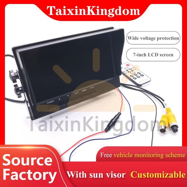 

car video customized aircraft head on-board monitoring ips display reversing image mdvr general lcd screen with sunshade