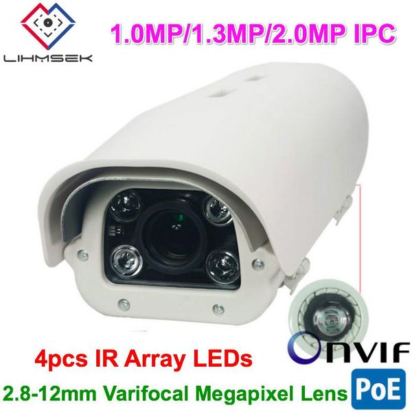 

lihmsek cmos onvif 1mp 1.3mp 2mp security megapixel p2p with poe network cctv ip camera 80-100m ir range cameras