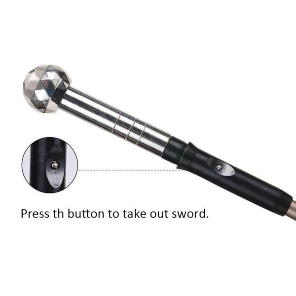 

umbrellas creative long handle umbrella men multifunction walking stick sword warrior windproof rain gear gift r10