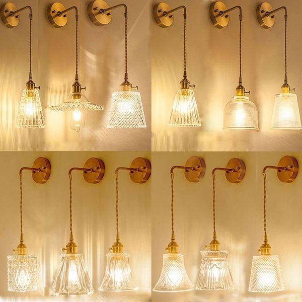 

wall lamp vintage led light iron aisle corridor living room espelho bedroom
