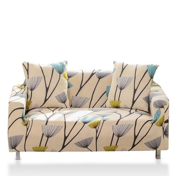 

chair covers elastic spandex sofa cover full package printing and dyeing process suitable for single double three four combination