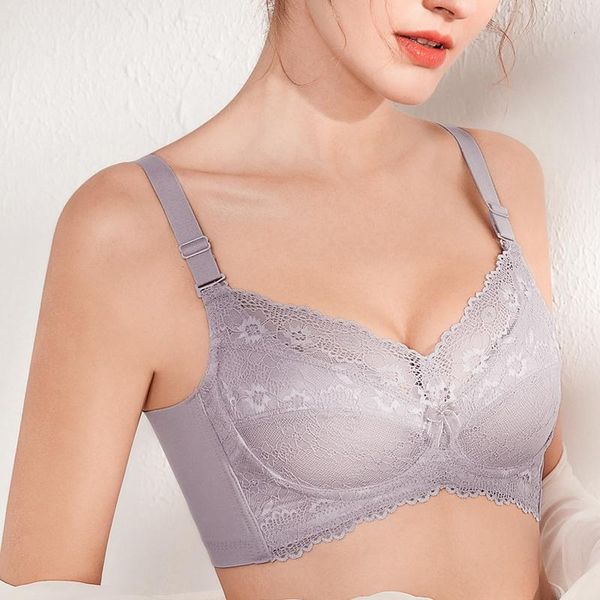 

bras women full coverage underwire non-foam lace bra 34 36 38 40 b c d e, Red;black