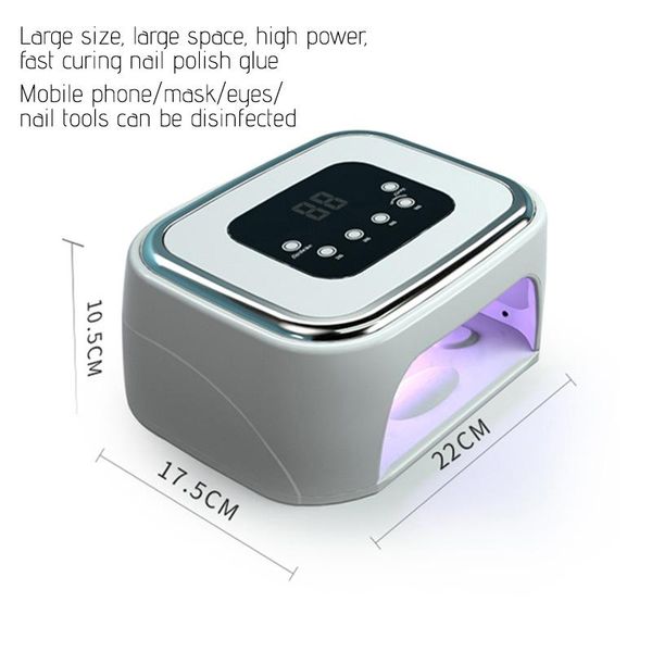 

nail dryers light machine disinfection uv double grilled lamp quick-dry 80w