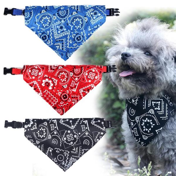 

dog apparel adjustable cat collar bibs scarf bandana puppy pet neckerchief waterproof saliva towel for small medium large dogs