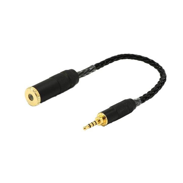

video cables & connectors 4.4m 2.5mm balanced male to 4.4mm female audio adapter cable gold plated