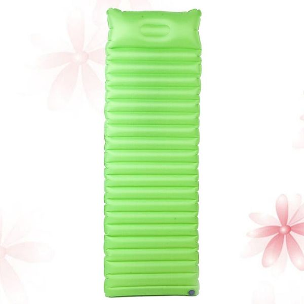 

outdoor sleeping mat inflating dampproof for beach travel (blue) pads