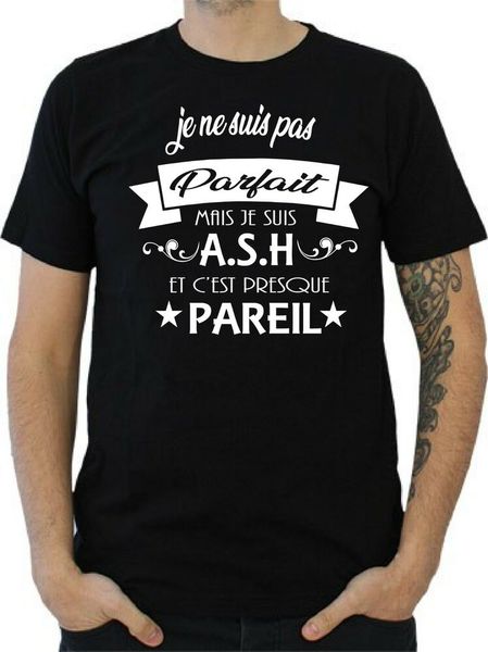 

mens t-shirt i am not perfect i am ash, White;black