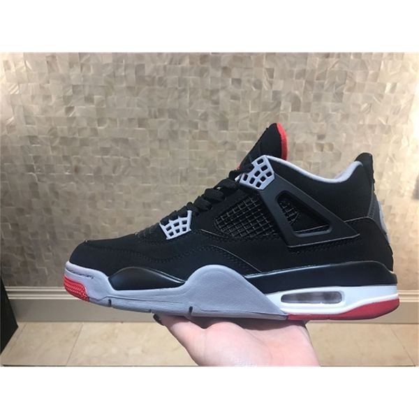 

shoes 4 bred basketball mens 4s sport trainers sneakers original 308497-089