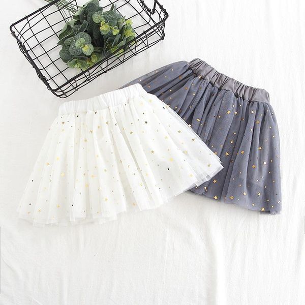 

skirts fashion girls baby kids children mesh star tutu casual princess clothes skirt wt99, Blue