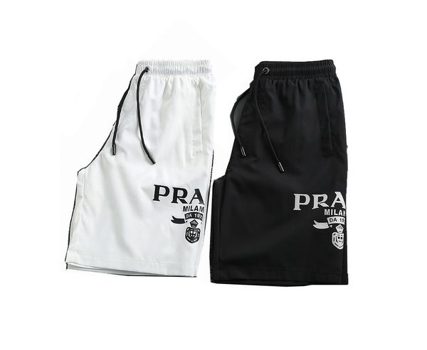 

mens summer designer shorts fashion loose swimming suits womens streetwear clothing quick drying swimwear letters printed board beach pants, White;black