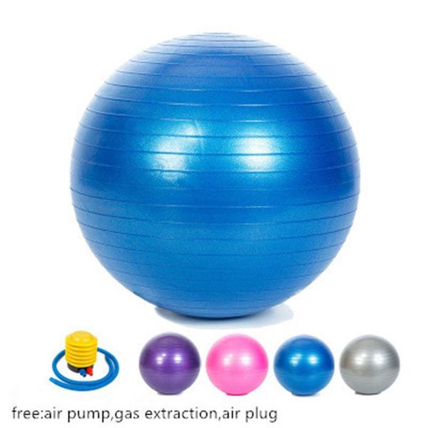 

55cm inflatable fitness ball yogaball pelota pilates equipment exercise yoga fit fitball bola de ballon gym balls