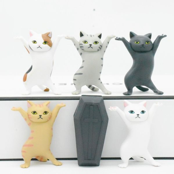 

net celebrity 5 cats 1 carrying coffin team doll stationery rack mold decoration car cake