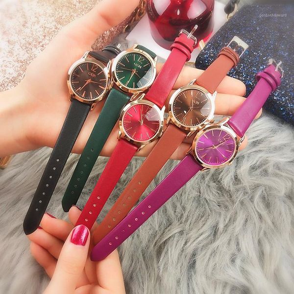 

wristwatches fashion women leather band dress quartz wrist watches luxury brand white casual ladies wristwatch relogio feminino, Slivery;brown