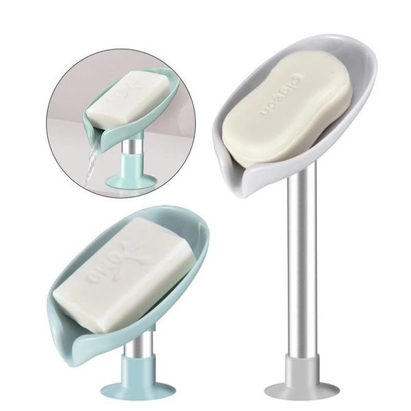 

soap dishes leaf shape box drain holder bathroom accessories toilet face plate kitchen sponge filter water drying bracket