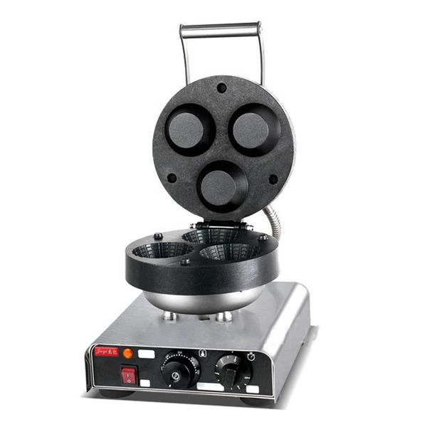 

fy-29a ice cream bowl machine waffle round cone double-sided heating non-stick pan commercial 1750w bread makers