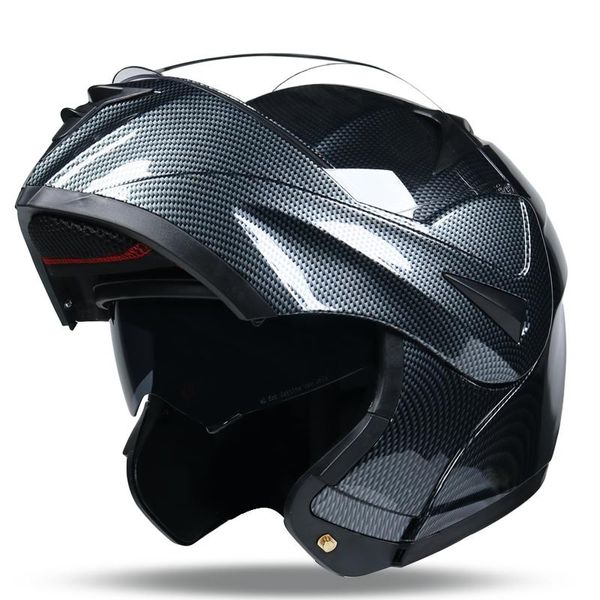 

motorcycle helmets with double glass lenses and masks, men's helmets, women's