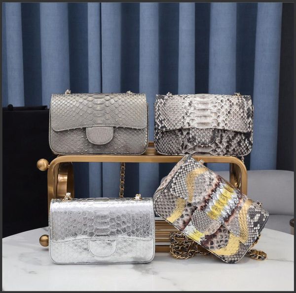 

2021 new bag classic lady handbag diagonal bag leather 12.5-20-7