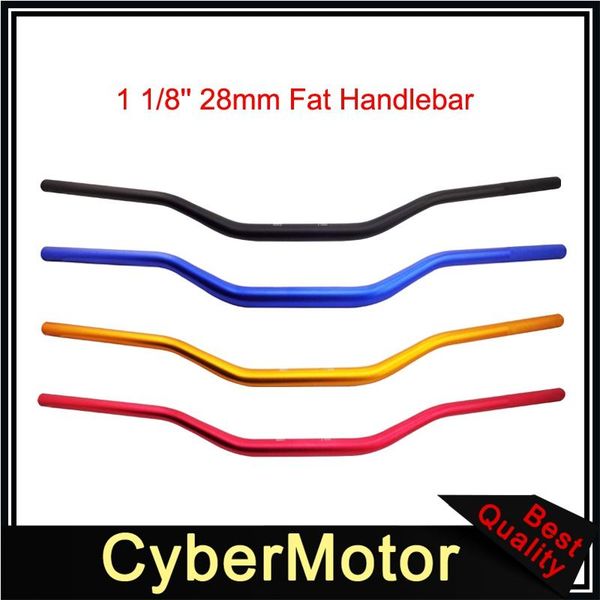 

handlebars 28mm 1 1/8'' fat handlebar for pit dirt motor bike motocross motorcycle taotao crf50 ssrr ycf lifan yx 50cc-250cc