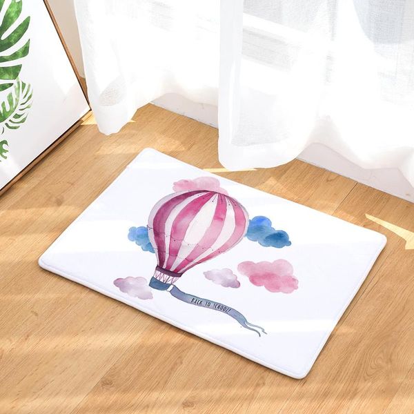 

carpets flannel air balloon door mats household bathroom foot long bedroom