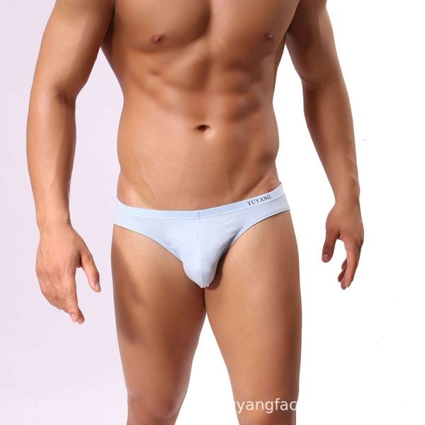

yuyang men's underwear cotton briefs 9046, Black;white