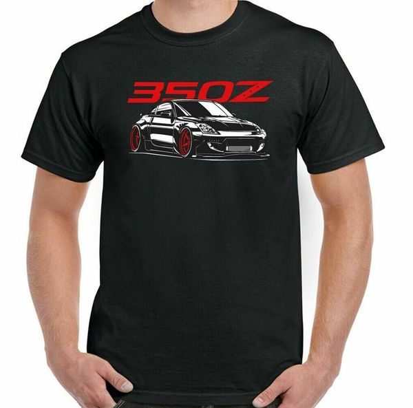 

nissan 350z t-shirt mens inspired fan car enthusiast parts top, White;black