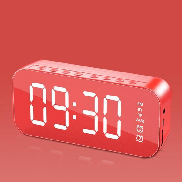 

cell phone mounts & holders wifi mini alarm speaker with fm radio led mirror clock subwoofer music player snooze deskwireless